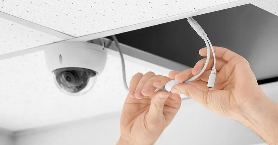 Security surveillance camera systems installation